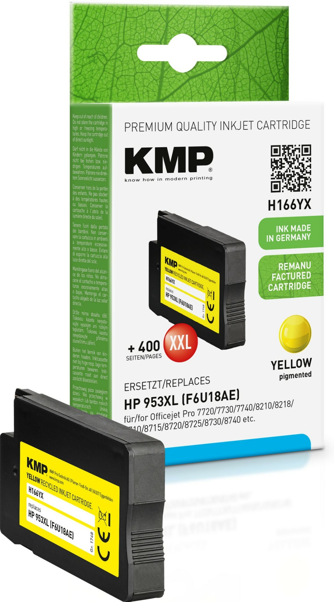 KMP 1748,4009 ink cartridge Compatible High (XL) Yield Yellow