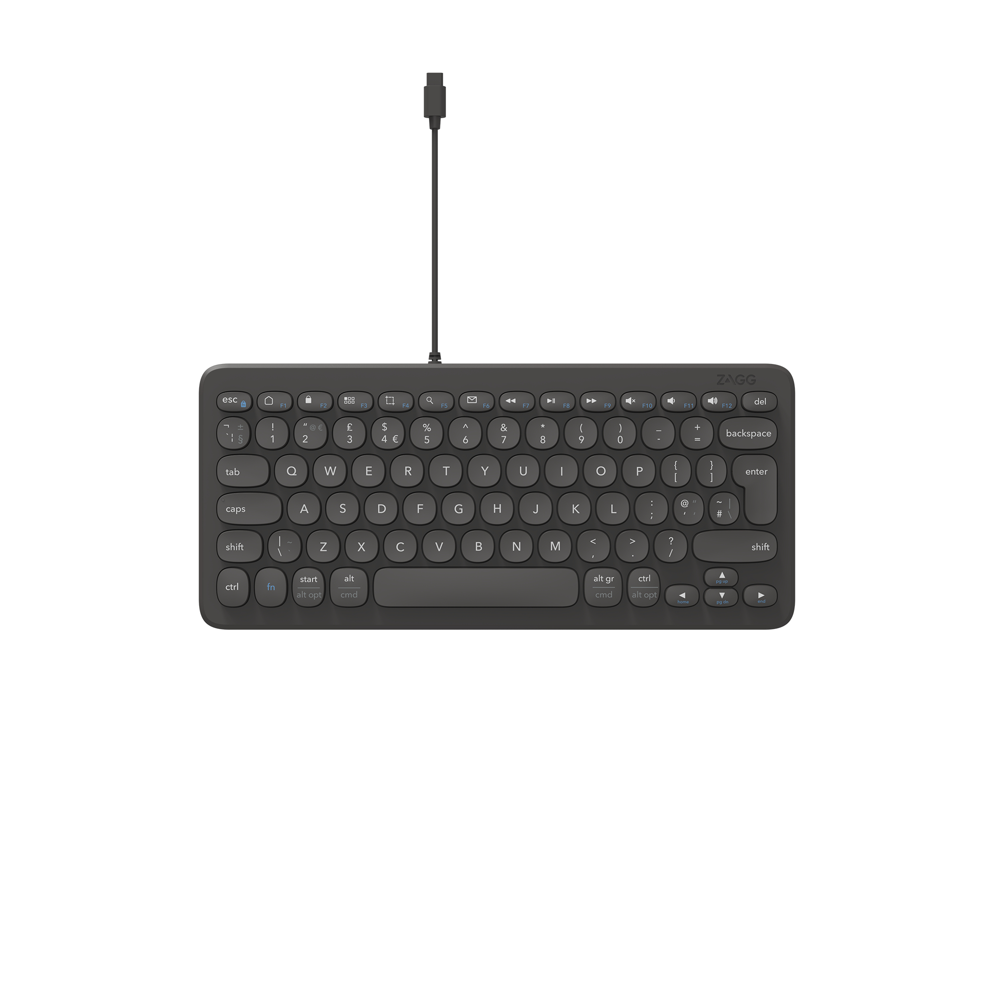 ZAGG Connect 12C keyboard USB QWERTY UK English Black