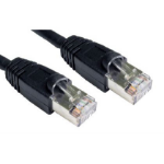 Cables Direct Cat6, 20m, FTP networking cable Black F/UTP (FTP)