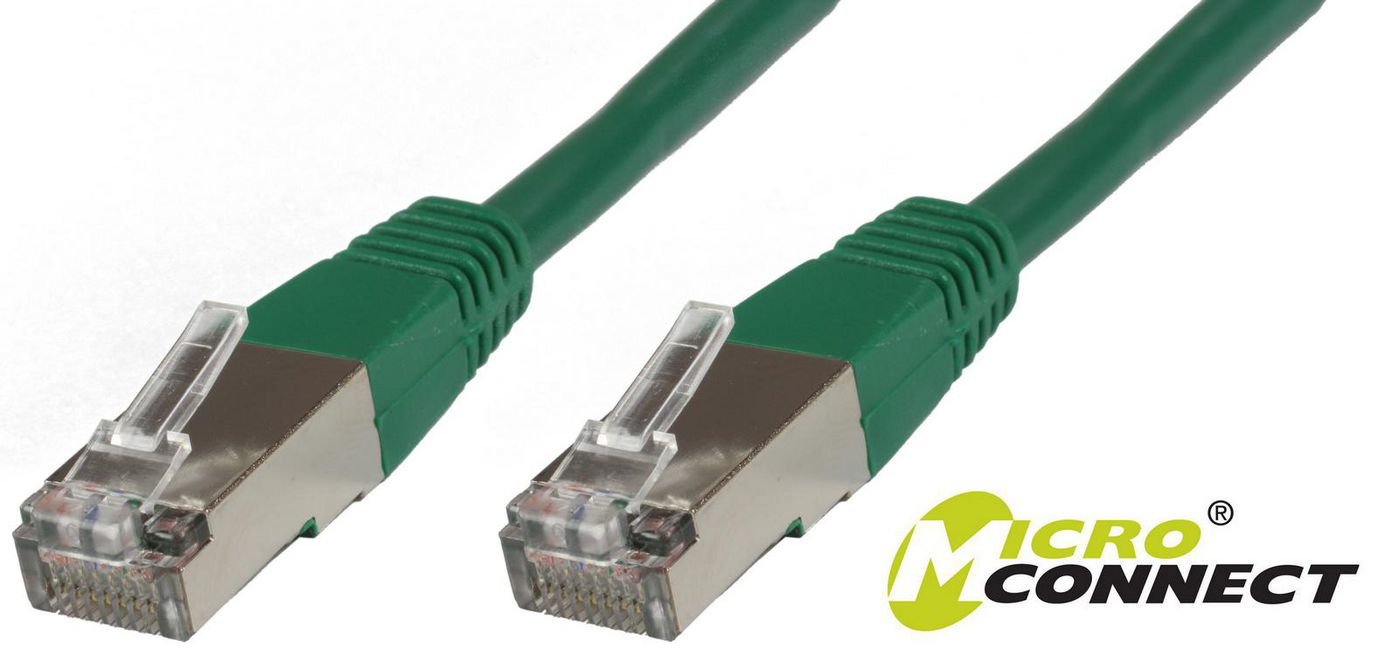 Microconnect B-FTP615G networking cable Green 15 m Cat6 F/UTP (FTP) Ro