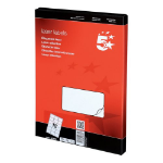 5Star 423849 self-adhesive label Rectangle Permanent White 1800 pc(s)