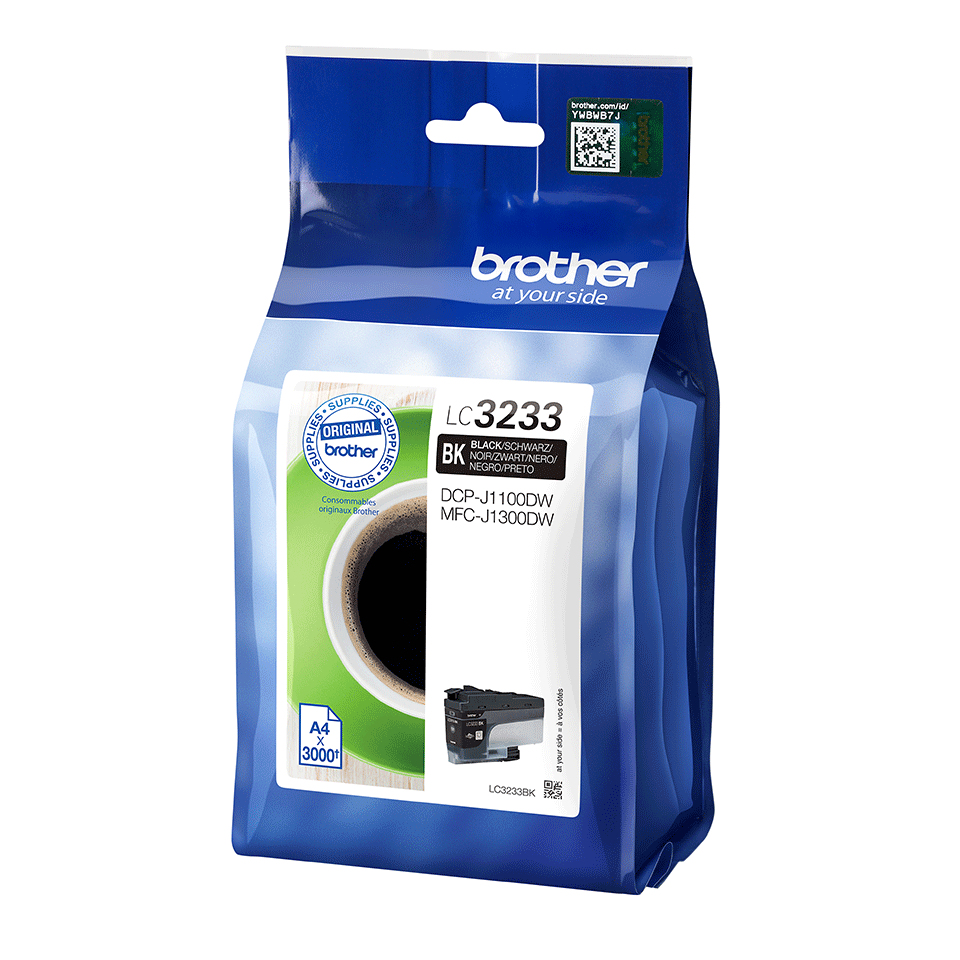 Image of Brother LC-3233BK Ink cartridge black, 3K pages for Brother MFC-J 1300