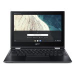 Acer Chromebook Spin 511 N4020 11.6" Touchscreen HD Intel® Celeron® 4 GB LPDDR4-SDRAM 32 GB Flash Wi-Fi 5 (802.11ac) ChromeOS Black