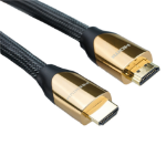 ROLINE 11.04.5801 HDMI cable 1 m HDMI Type A (Standard) Black, Gold