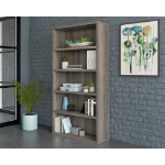 Teknik Affiliate 5 Shelf Bookcase W884 x D288 x H1676mm Hudson Elm Finish - 5427457 DD