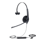 Jabra Biz 1500 Mono USB Headset Wired Head-band Office/Call center Bluetooth Black