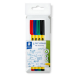 Staedtler Noris writing pen 307 fineliner Black, Blue, Green, Red 4 pc(s)