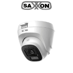 SAXXON SUA-HAC-T20P-0280B- Cámara Turret de 2 Megapíxeles/ Lente de 2.8 mm con Visión de Apertura de Hasta 100°/ Policarbonato/ IR de Hasta 20m -