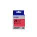 Epson C53S656004/LK-6RBP DirectLabel-etikettes black on red 24mm x 9m for Epson LabelWorks 4-24mm/36mm/6-24mm