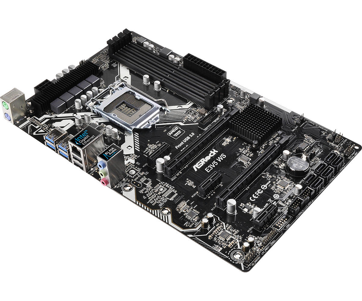 Image of Asrock E3V5 WS Intel® C232 LGA 1151 (Socket H4) ATX