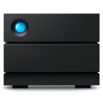 LaCie 2Big Raid USB-C 60TB disk array Desktop Black