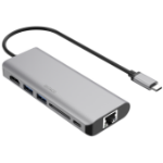 Deltaco USBC-HDMI24 interface hub USB Type-C 14400 Mbit/s Grey
