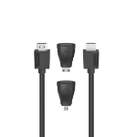 Hama 00200705 HDMI kabel 1,5 m HDMI Type A (Standaard) Zwart