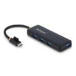 StarTech.com H5C4A-USB-HUB interface hub USB 3.2 Gen 1 (3.1 Gen 1) Type-C 5000 Mbit/s Black