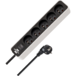 Brennenstuhl 1153254520 power extension 5 m 5 AC outlet(s) Indoor Black, White