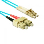eNet Components SCLC-OM4-8M-ENC InfiniBand/fibre optic cable 315" (8 m) SC LC Aqua color