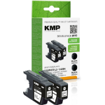 KMP B59D inktcartridge 2 stuk(s) Compatibel Zwart