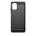 JLC Samsung A03 Brushed Silicone Case- Black