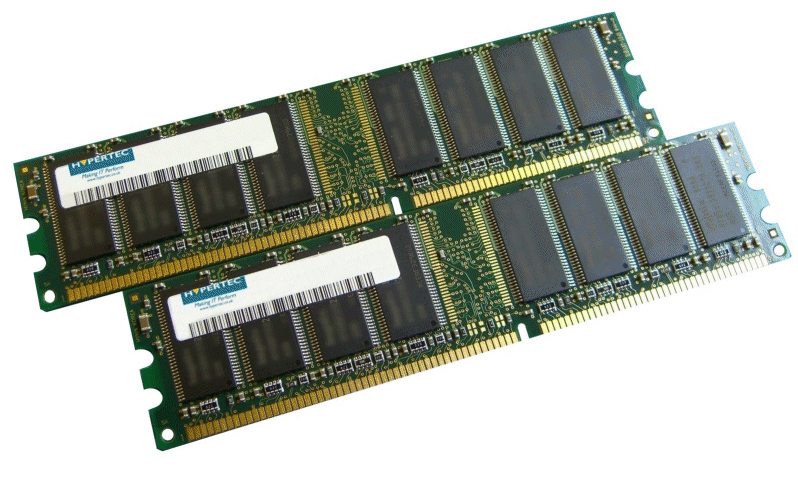Image of Hypertec 1GB PC2700 (Legacy) memory module 2 x 0.5 GB DDR 333 MHz