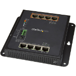 StarTech.com Industrial 8 Port Gigabit PoE Switch - 4 x PoE+ 30W - Power Over Ethernet - Hardened GbE Layer/L2 Managed Switch - Rugged High Power Gigabit Network Switch IP-30/-40C to +75C