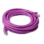 8WARE CAT6A Cable 5m - Purple Color RJ45 Ethernet Network LAN UTP Patch Cord Snagless