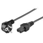 Microconnect PE010420 power cable Black 3 m Power plug type E+F C15 coupler