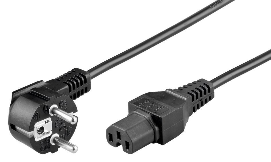 Microconnect Black Pe010419 Power Cable 2 M Power Plug Type E+F C15 Co