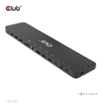 CLUB3D Universeel Docking station met 120W max/Power adapter voor het opladen van de allerzwaarste laptops met USB type C aansluiting, 2x HDMI, 1x DP( DisplayLink™ gecertificieerd en DP alt modus )