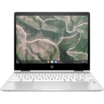 HP Chromebook x360 12-h0500na 30.5 cm (12") Touchscreen HD+ Intel® Celeron® N4000 4 GB LPDDR4-SDRAM 64 GB eMMC Wi-Fi 5 (802.11ac) ChromeOS White