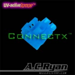 AC Ryan Connectx™ ATX4pin (P4-12V) Female - UVBlue 100x Blue