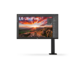LG UltraFine Ergo platta pc-skärmar 68,6 cm (27") 3840 x 2160 pixlar 4K Ultra HD LED Svart