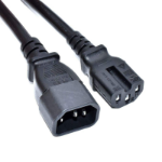 Akyga AK-UP-07 power cable Black 3 m IEC C14 C15 coupler