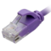 Cablenet 2m Cat6 RJ45 Violet U/UTP LSOH 30AWG Slim Snagless Booted Patch Lead