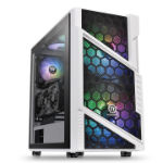 Thermaltake Commander C31 TG Snow ARGB Edition Midi Tower Black, White