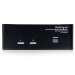 StarTech.com Conmutador Switch KVM de 2 Puertos Doble Monitor DVI VGA Audio 4 Puertos USB 1920x1200