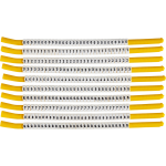 Brady SCNGC-18-0-9 cable marker Black, Yellow Nylon 300 pc(s)