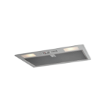 Smeg KI52E3 cooker hood Built-in Silver 335 m³/h C