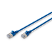 Digitus CAT 6A F-FTP Slim patch cord, 1.5m, blue