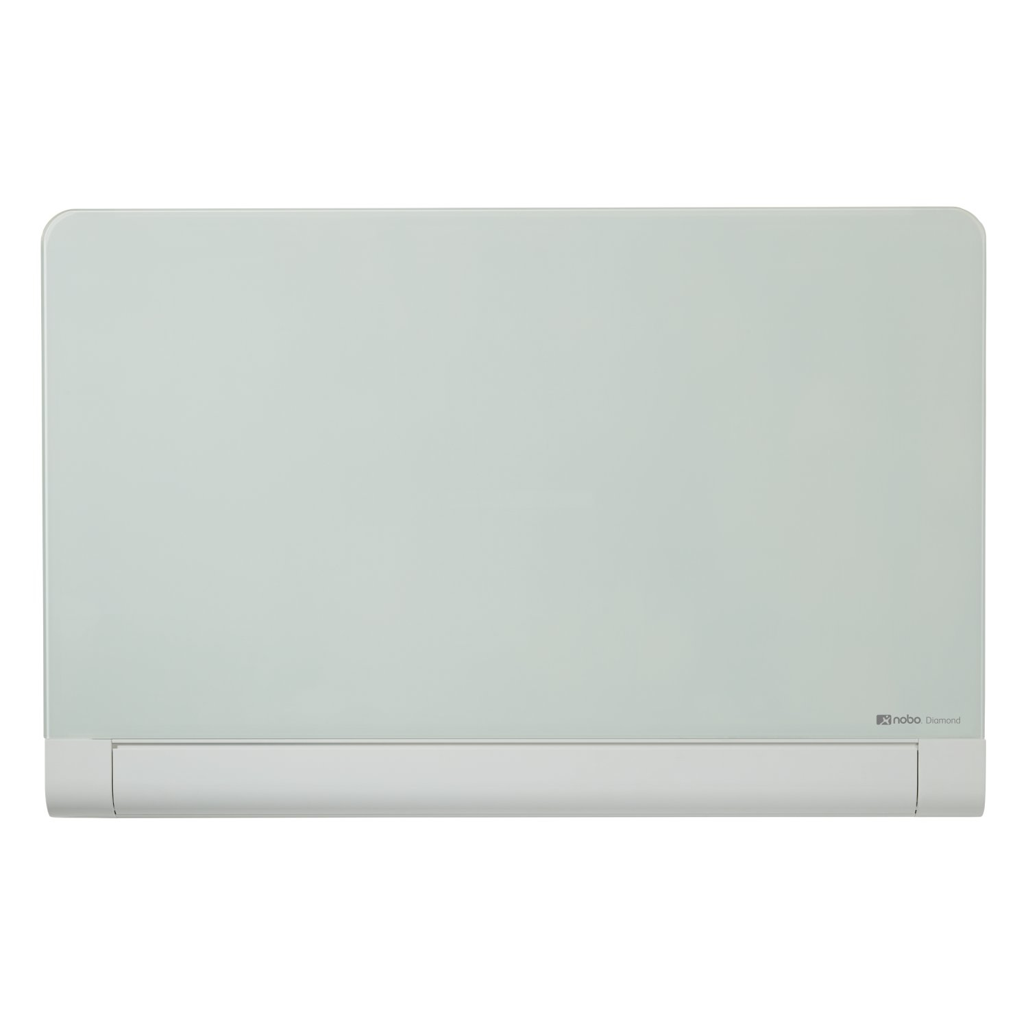 Nobo Impression Pro Glass Magnetic Whiteboard concealed pen tray 45&qu
