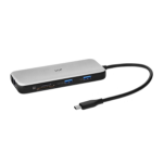 Monoprice 44834 interface hub USB Type-C 10000 Mbit/s Gray