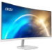 MSI Pro MP341CQW computer monitor 86.4 cm (34") 3440 x 1440 pixels UltraWide Quad HD White
