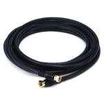 Monoprice 3032 coaxial cable 143.7" (3.65 m) F Black