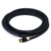 Monoprice 3032 coaxial cable 143.7" (3.65 m) F Black