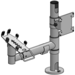 Ergonomic Solutions 400mm pole W/ Swingrm,