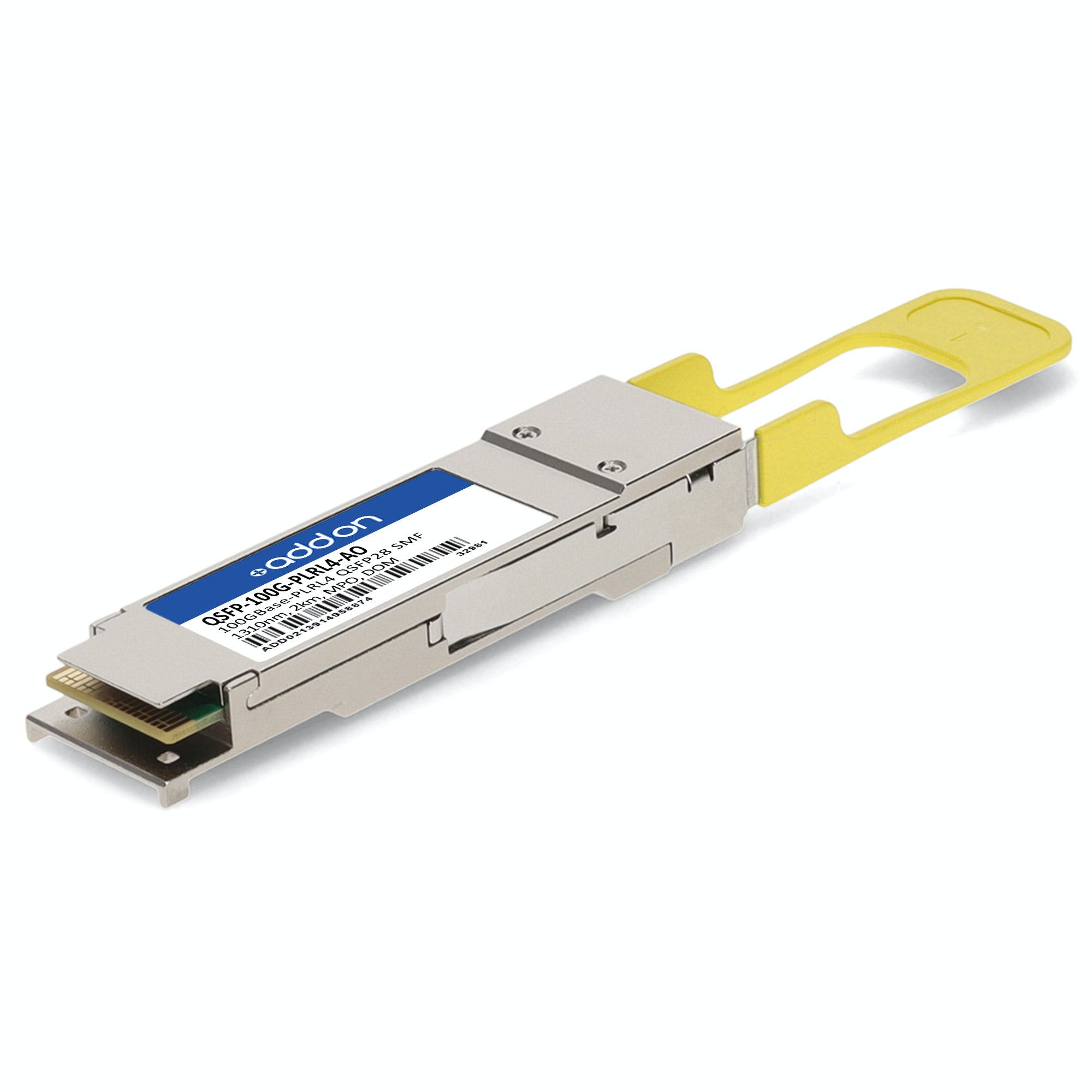 AddOn Networks QSFP-100G-PLRL4-AO Compatible 100G QSFP28 2 km TAA Compliant Transceiver AddOn Networks QSFP-100G-PLRL4-AO Compatible 100G QSFP28 2 km TAA Compliant Transceiver