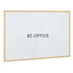 Bi-Office Non Magnetic Melamine Whiteboard Pine Wood Frame 900x600mm