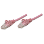 Intellinet Cat6, 7.5m networking cable Pink 295.3" (7.5 m) U/UTP (UTP)