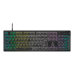 Corsair K55 CORE RGB keyboard Gaming USB QWERTZ German Black