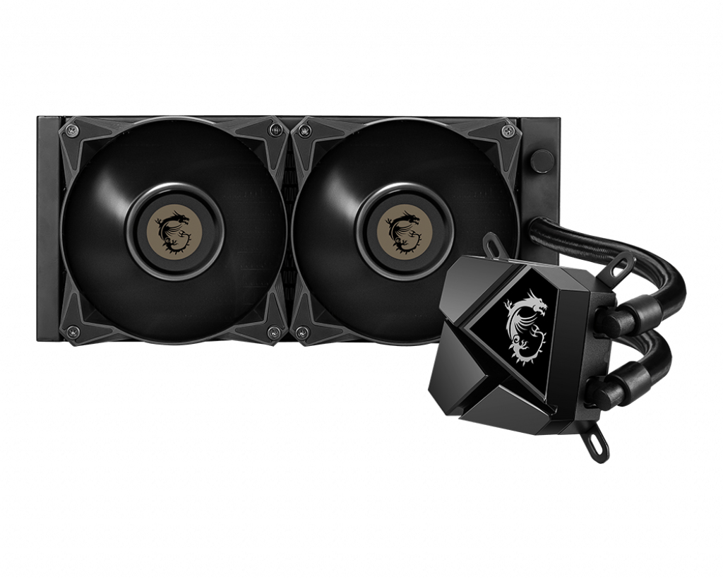 Image of MSI MAG CORELIQUID P240 Liquid CPU Cooler '240mm Radiator, 2x...