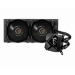 MSI MAG CORELIQUID P240 Liquid CPU Cooler '240mm Radiator, 2x 120mm PWM Fan, Compatible with Intel and AMD Platforms, Latest LGA 1700 ready'